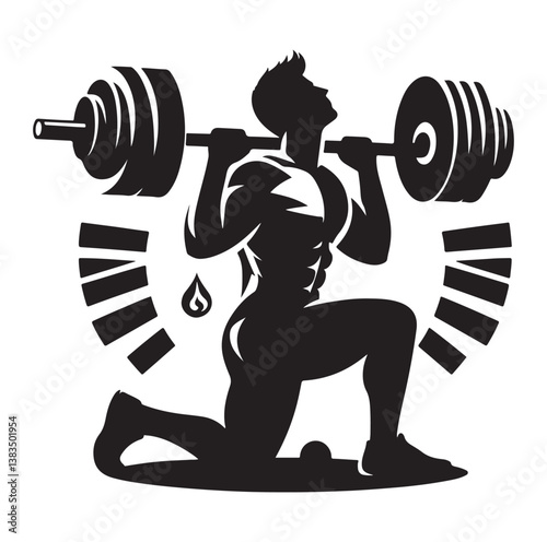 Gym and fitness logo design inspiration vector concept template vector symbol illustration.