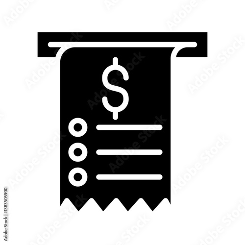 Bill Icon Vector Element