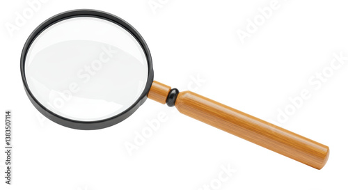 Isolated Magnifying Glass