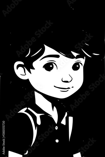 Black and White Vector Bundle – Animals, Portraits, Nature, Fantasy, and Abstract Illustrations

