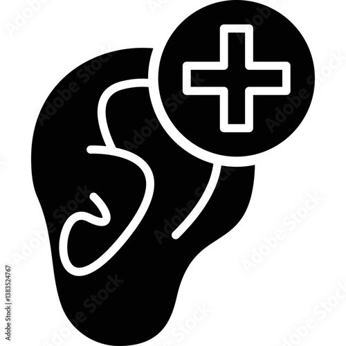 Ear Icon Vector Element
