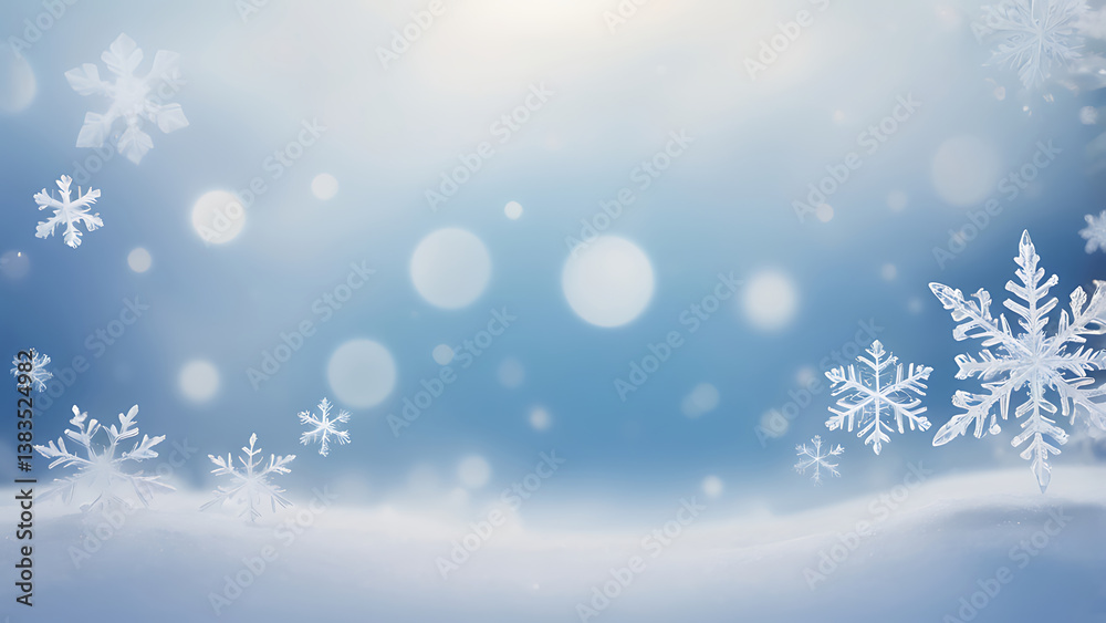 Natural Winter Christma creating a magical and all to enjoy no people christmas card snowing greeting card blue background. ai Natural Winter Christma creating a magical and all to enjoy no people christmas card snowing greeting card blue background. ai