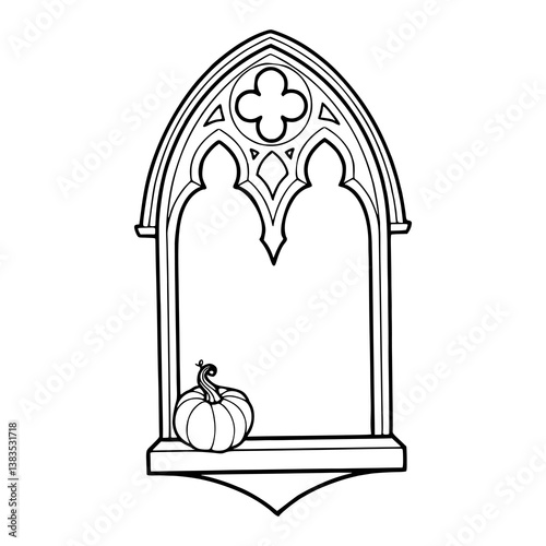 Halloween gothic arc design