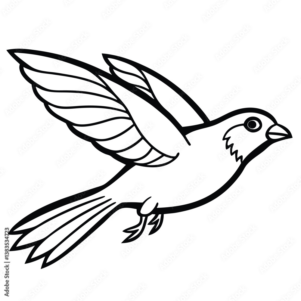 Fototapeta premium dove on white background