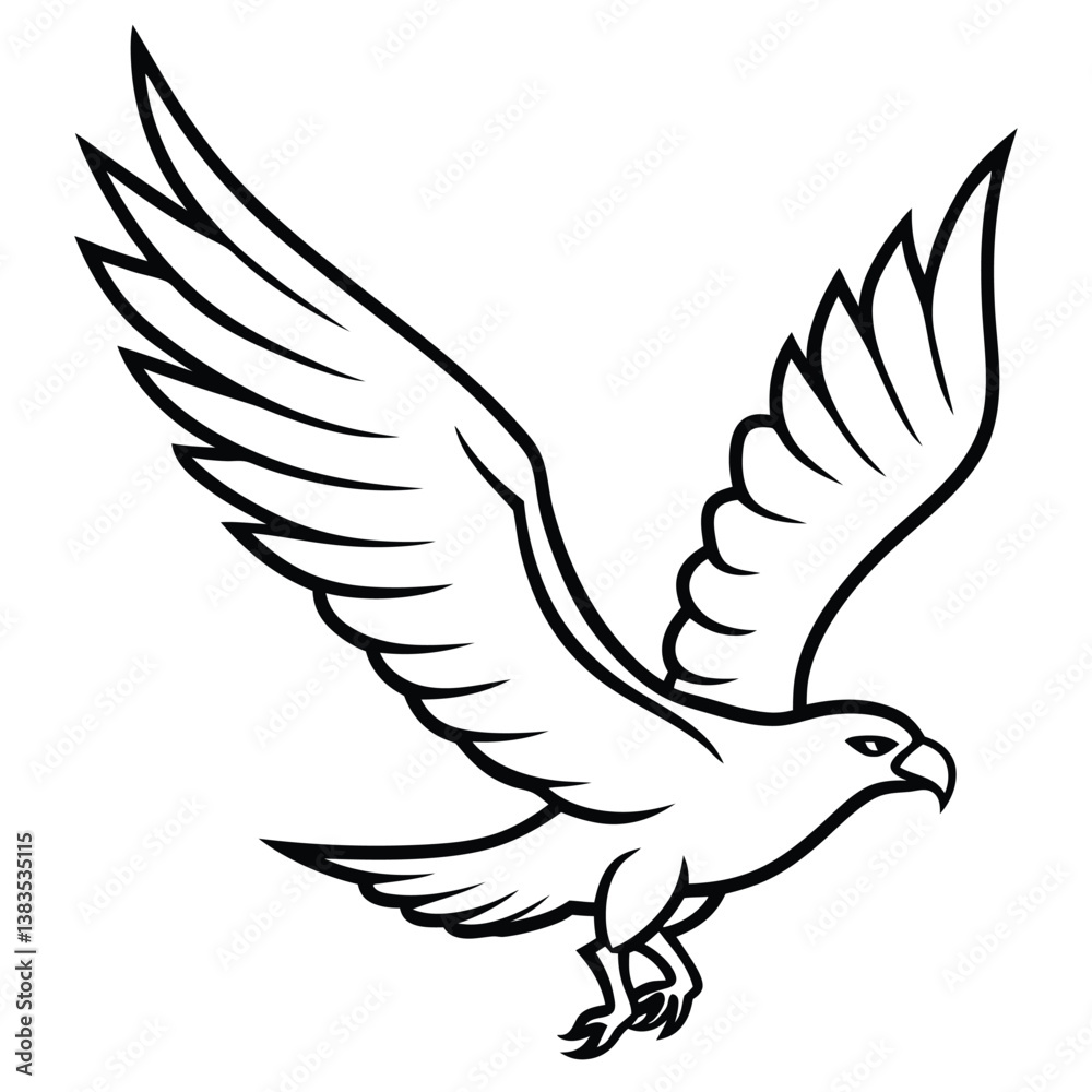 Obraz premium white dove flying