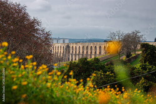 Roman aqueduct in Elvas