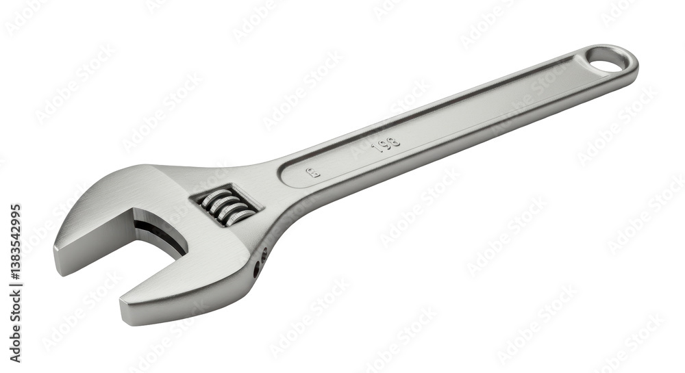 Isolated Adjustable Wrench Tool for Construction and Repair Isolated Adjustable Wrench Tool for Construction and Repair