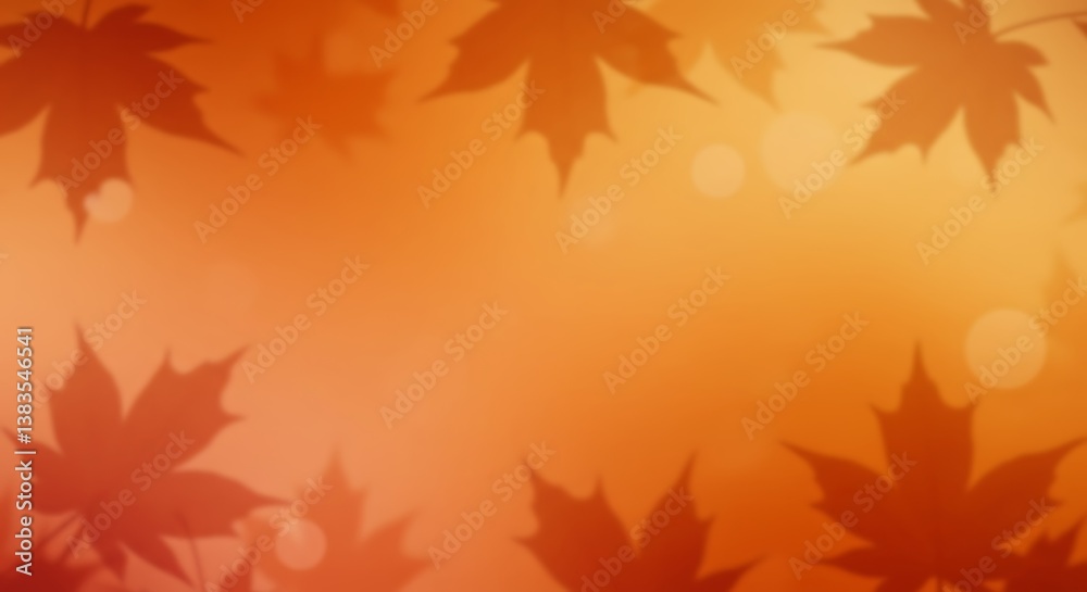 Amber Hues and Falling Leaves AI Generated Amber Hues and Falling Leaves AI Generated