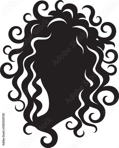floral hairstyle vector, floral hairstyle logo vector, floral hairstyle vector illustration, floral hairstyle silhouette vector