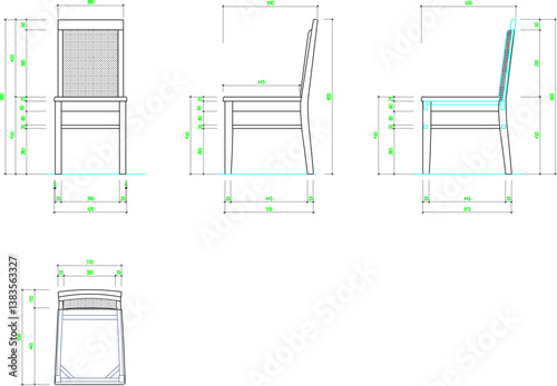 silhouette design vector illustration sketch drawing furniture table chair wood interior decoration room