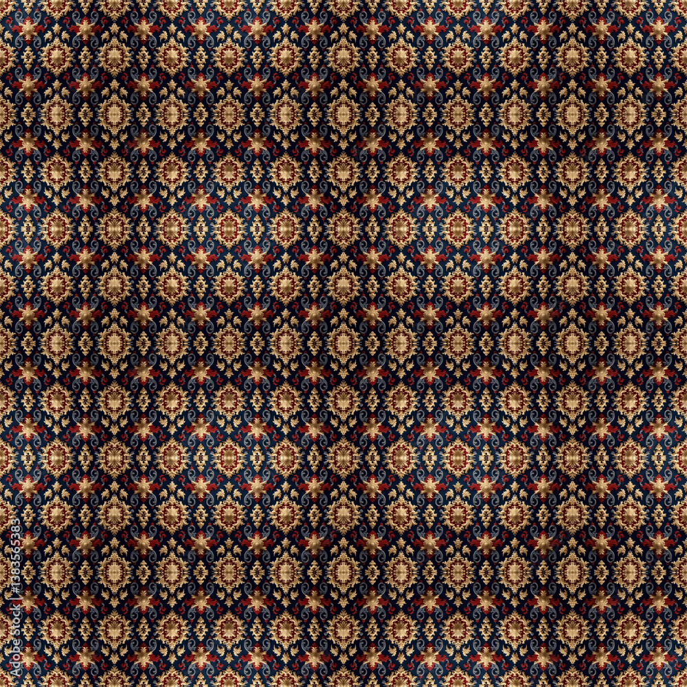 Baroque pattern for textile design