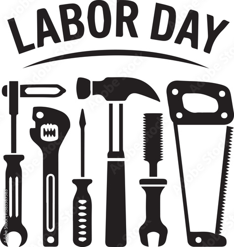 Creative Labor Day Vector Illustration