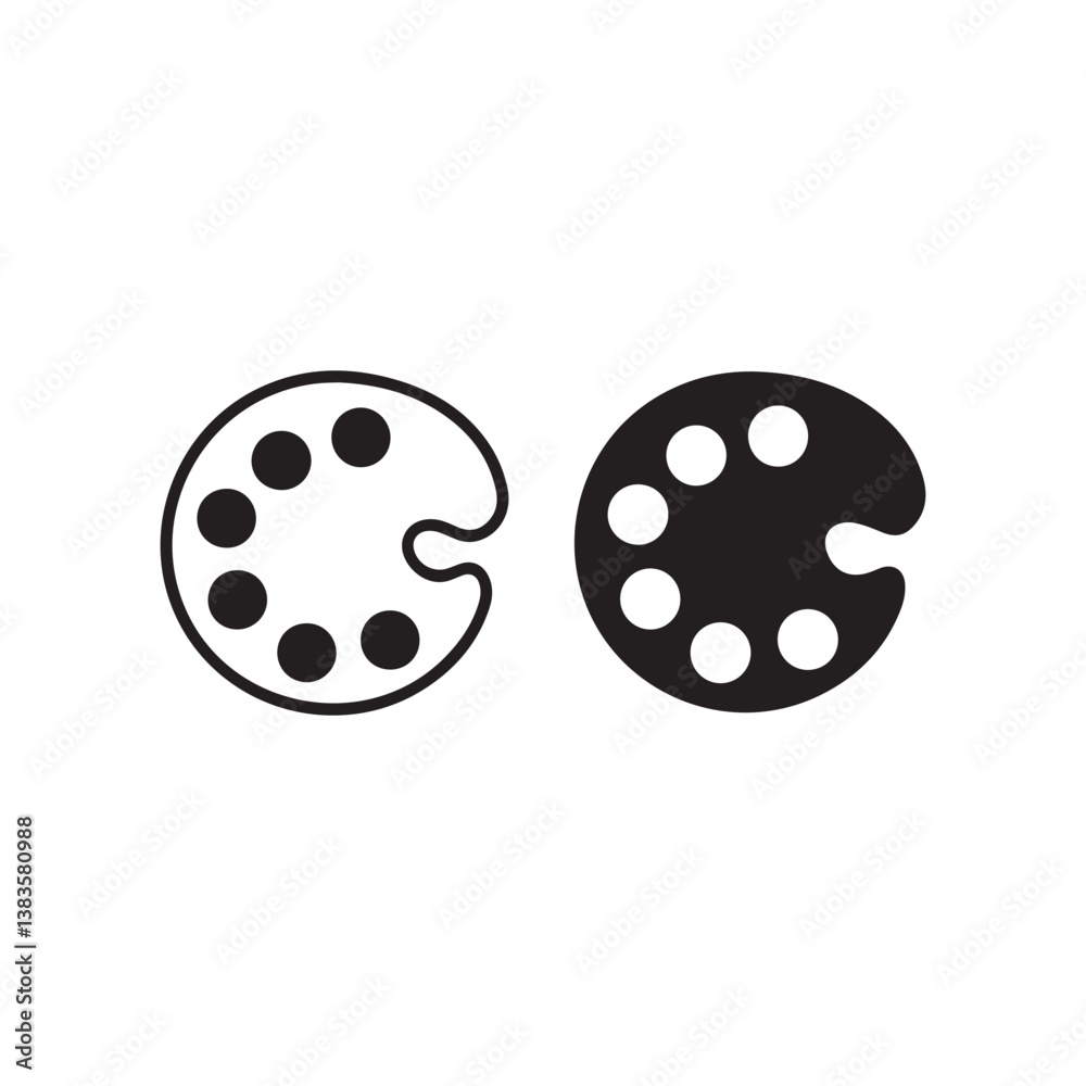 Elegant icon set for mobile app user experience design Elegant icon set for mobile app user experience design