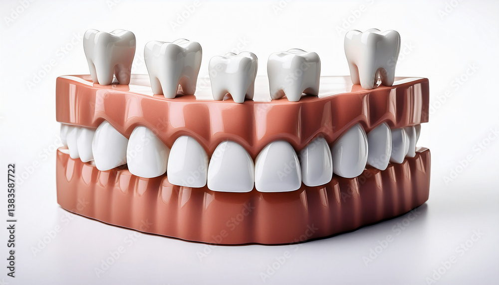 003-027-319-Teeth as building blocks of confidence isolate with white background 66301 003-027-319-Teeth as building blocks of confidence isolate with white background 66301