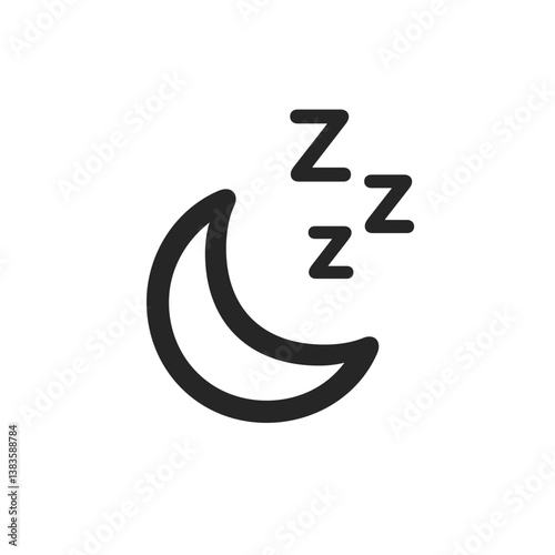 Moon Sleep Icon