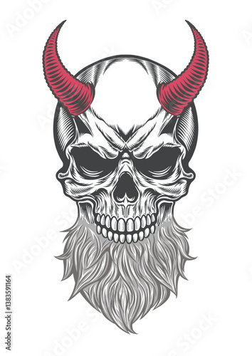 Angry demon skull lord style 19