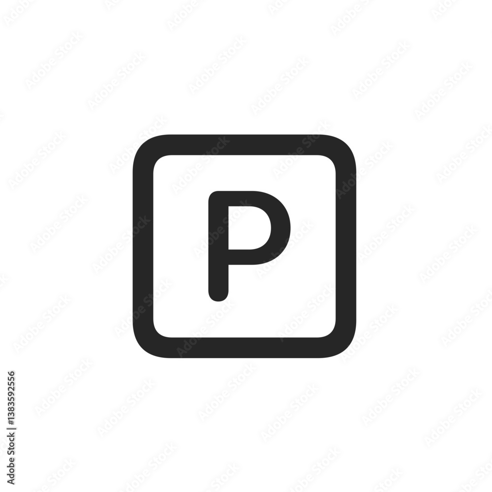 P Square Outline P Square Outline