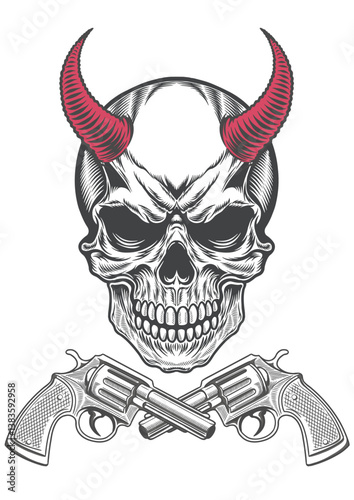 Angry demon skull mafia 20b