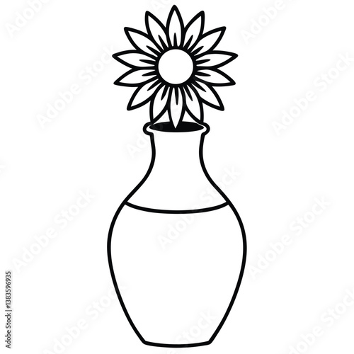 flower in vase