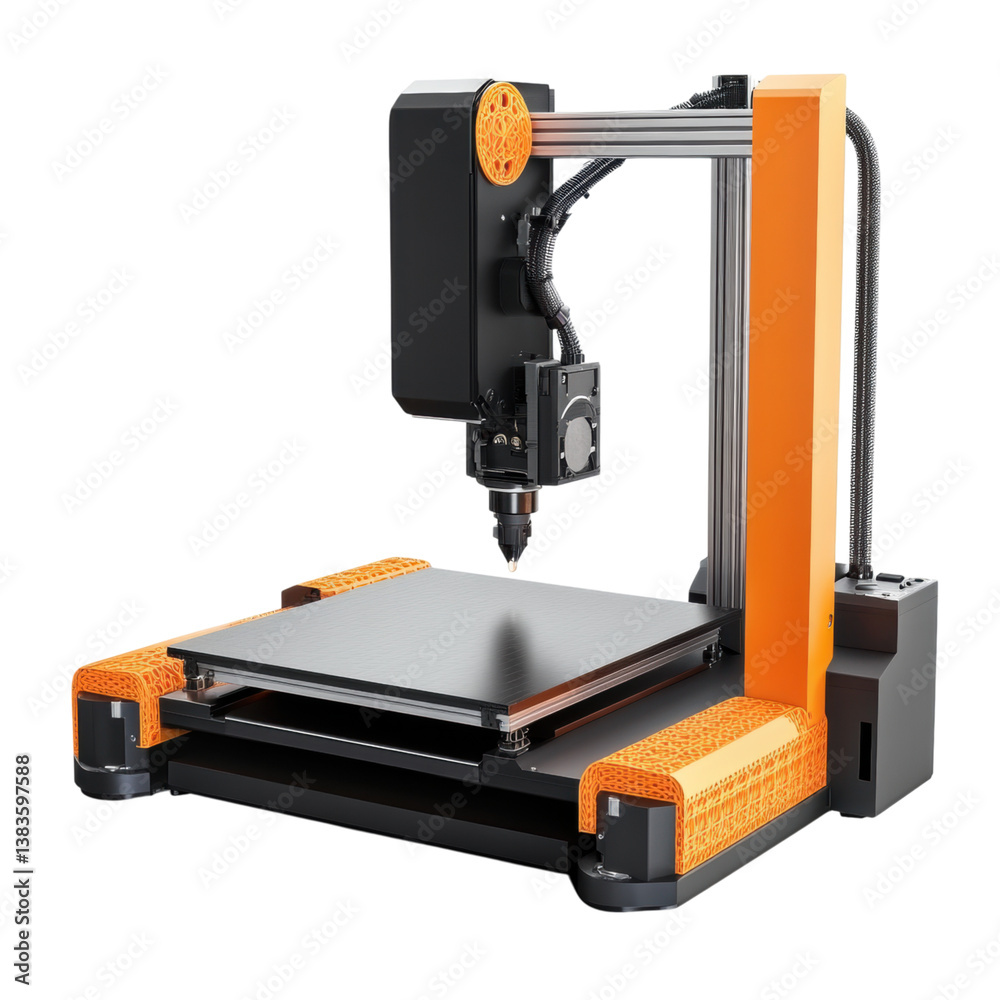 Fototapeta premium High-Precision 3D Printing Machine with Advanced Features and Design