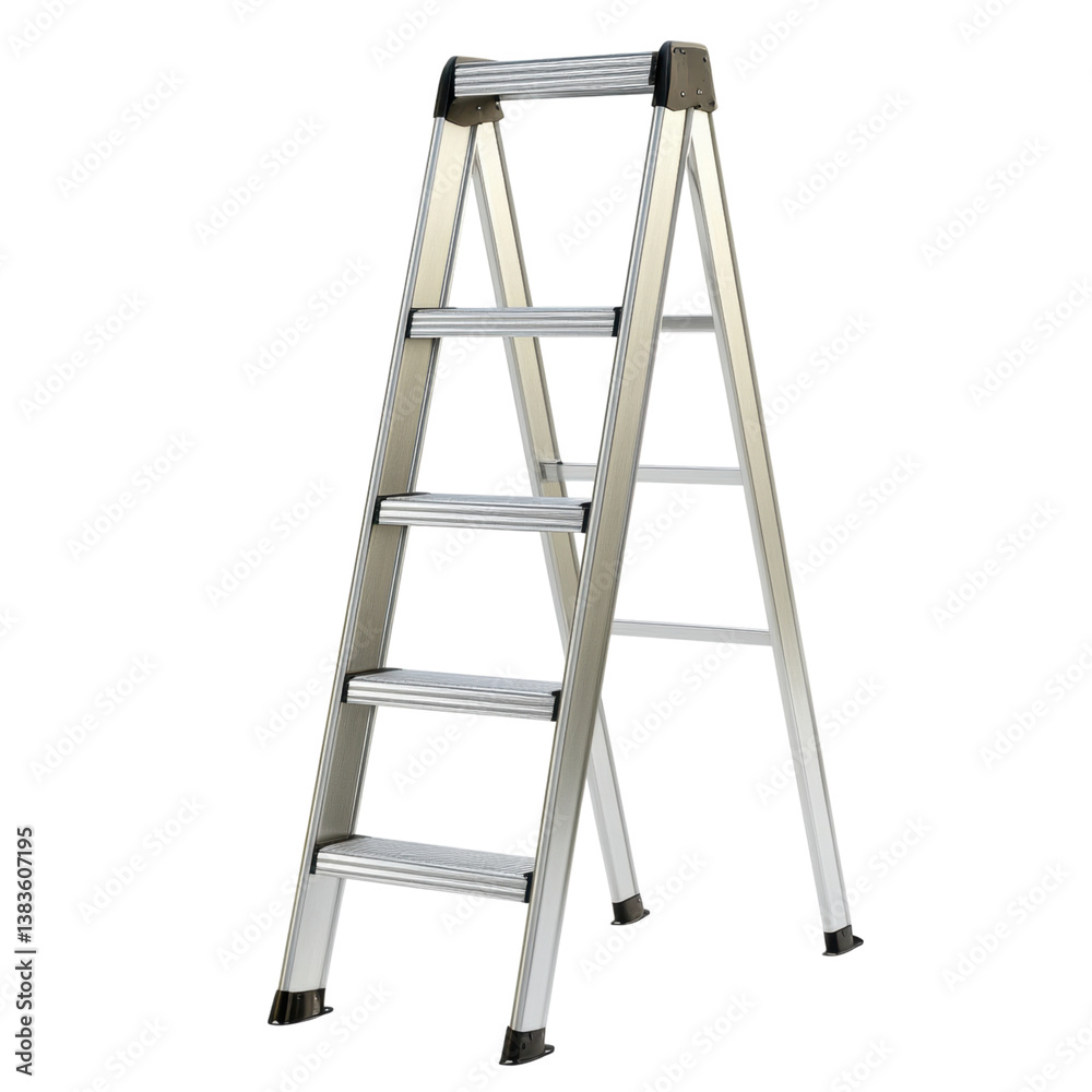 Aluminum Folding Ladder for Home and Professional Use in Various Settings Aluminum Folding Ladder for Home and Professional Use in Various Settings