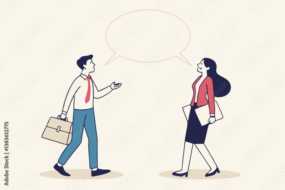 Communicate solution to solve problem, agreement, teamwork or cooperation, conversation message, meeting or discussion concept, business people communicate with connected jigsaw puzzle speech bubble. Communicate solution to solve problem, agreement, teamwork or cooperation, conversation message, meeting or discussion concept, business people communicate with connected jigsaw puzzle speech bubble.