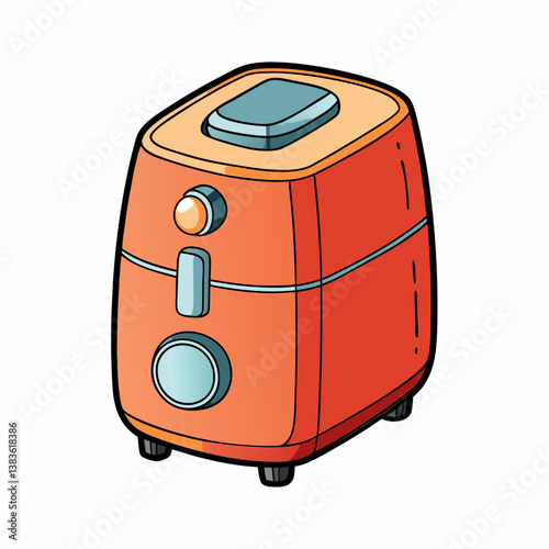 illustration of a toaster