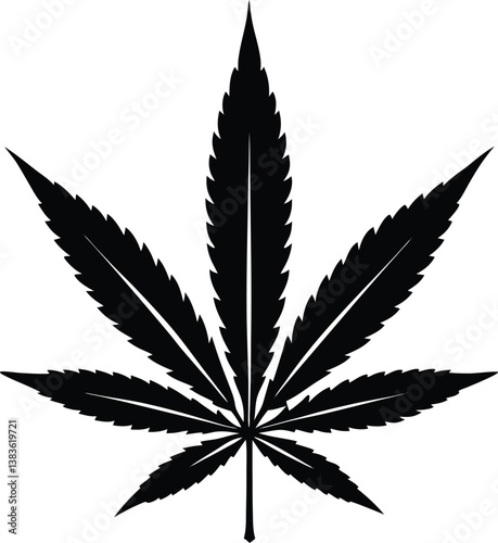 cannabis leaf vector illustration