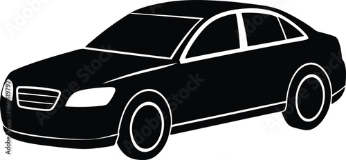 black sports car