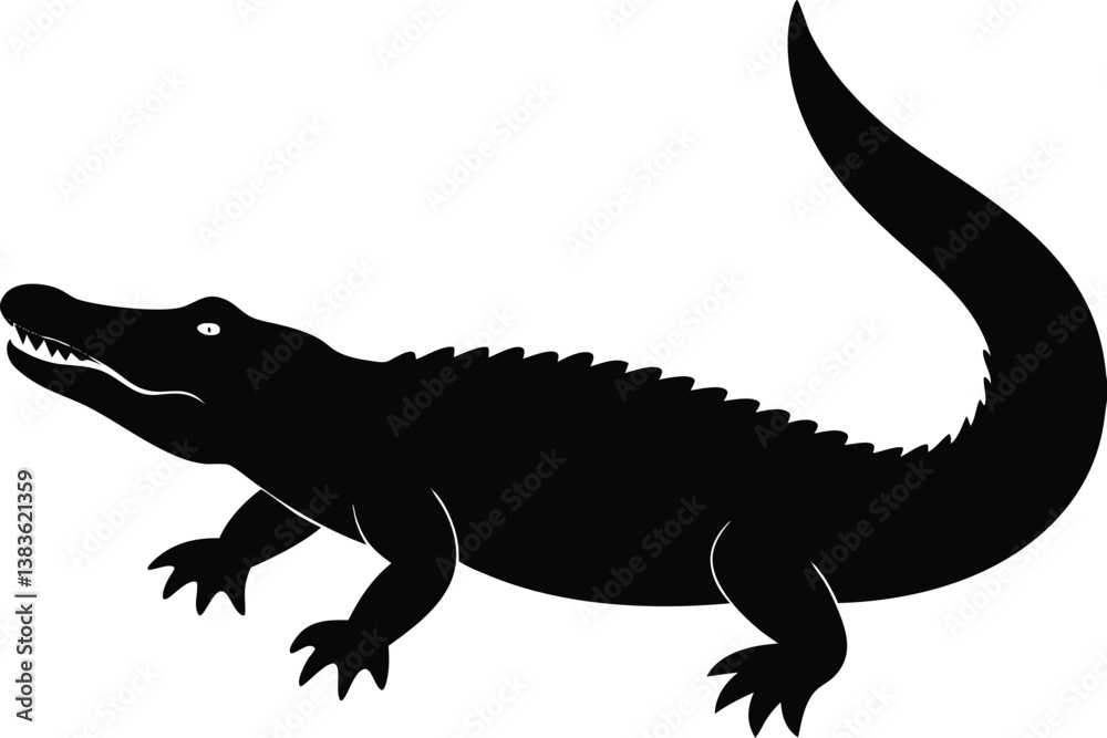 Obraz premium lizard on a white background