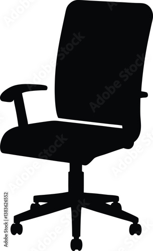 black office chair