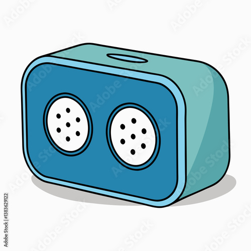 vector icon of a button