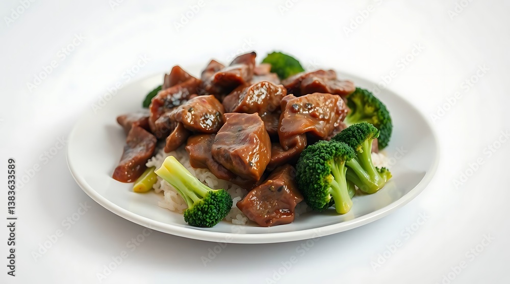 Tender Beef and Vibrant Broccoli Stir-Fry on Steamed Rice – A Flavorful and Healthy Asian-Inspired Recipe for Dinner or Meal Prep Tender Beef and Vibrant Broccoli Stir-Fry on Steamed Rice – A Flavorful and Healthy Asian-Inspired Recipe for Dinner or Meal Prep