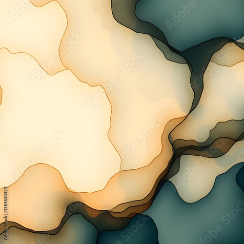 abstract background with map of the world