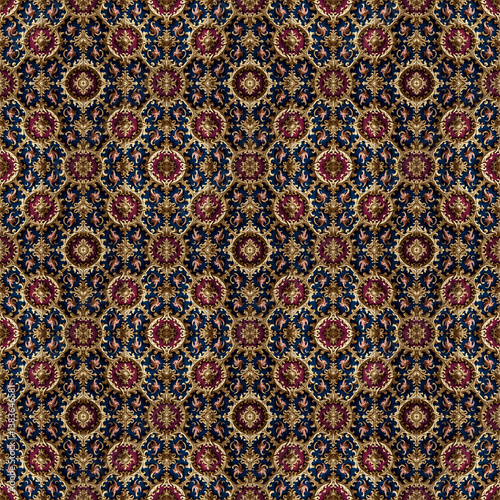 Baroque pattern for textile design