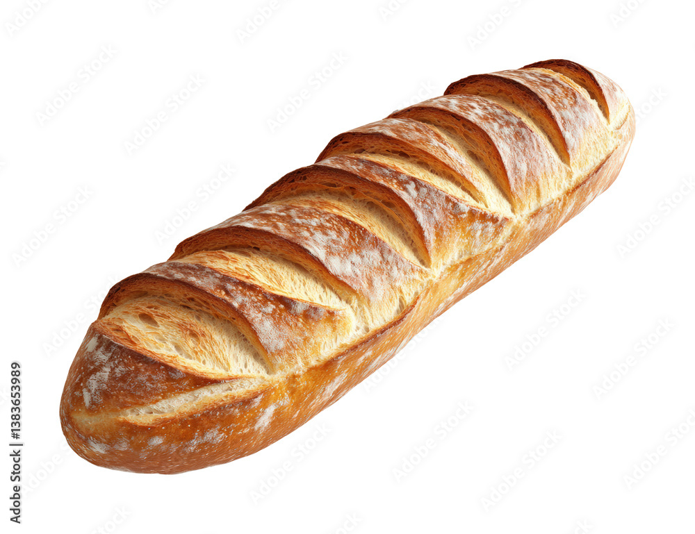 Baking fresh baguette kitchen food warm isolated on transparent background, png Baking fresh baguette kitchen food warm isolated on transparent background, png