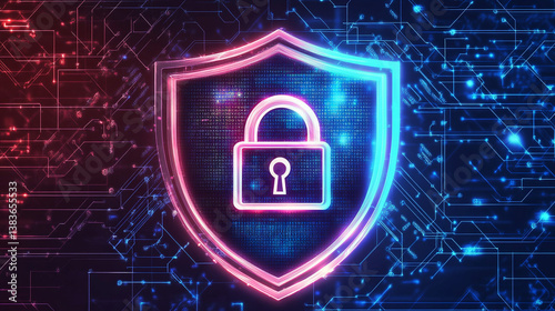 Cyber Security Shield  Digital Privacy  Data Protection  Network Safety