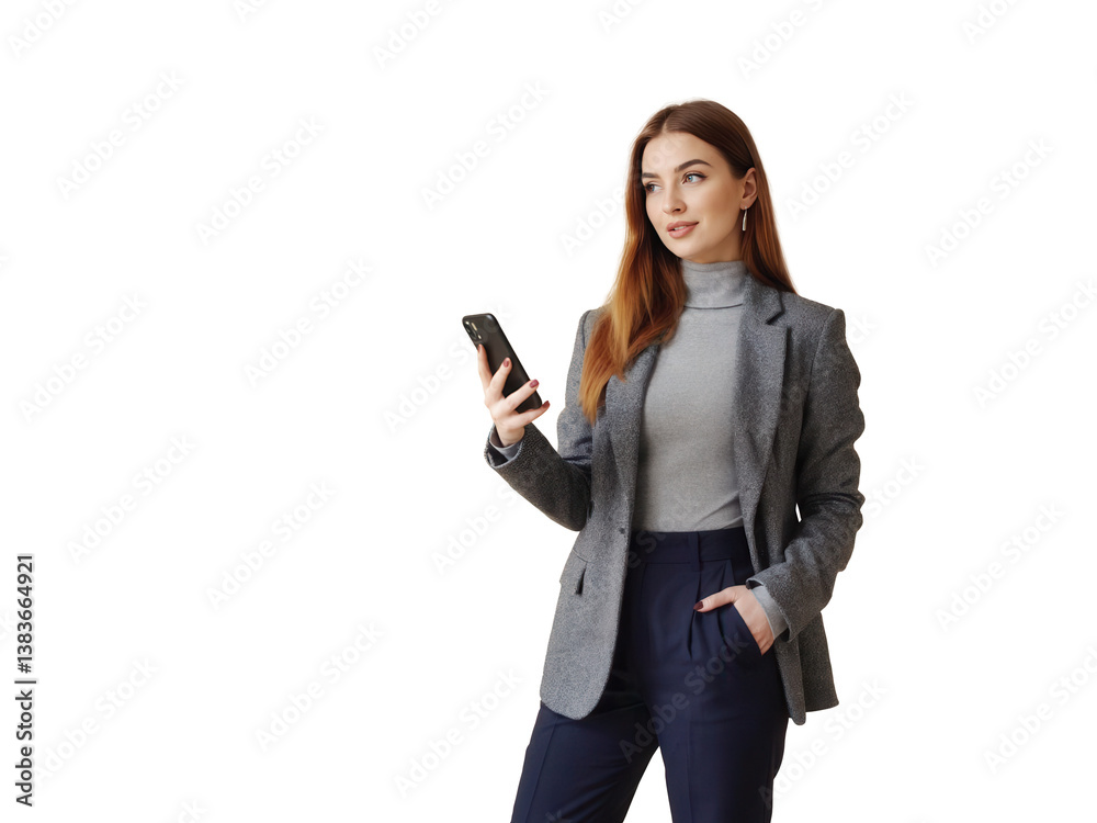 Businessfrau mit Smartphone in moderner Kleidung PNG mit transparentem Hintergrund
Businessfrau mit Smartphone in moderner Kleidung PNG mit transparentem Hintergrund