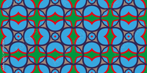 Geometric seamless patterns decor, seamless texture, vector illustration. The basis for the website, print, wallpaper, business cards, brochures in flat design style.