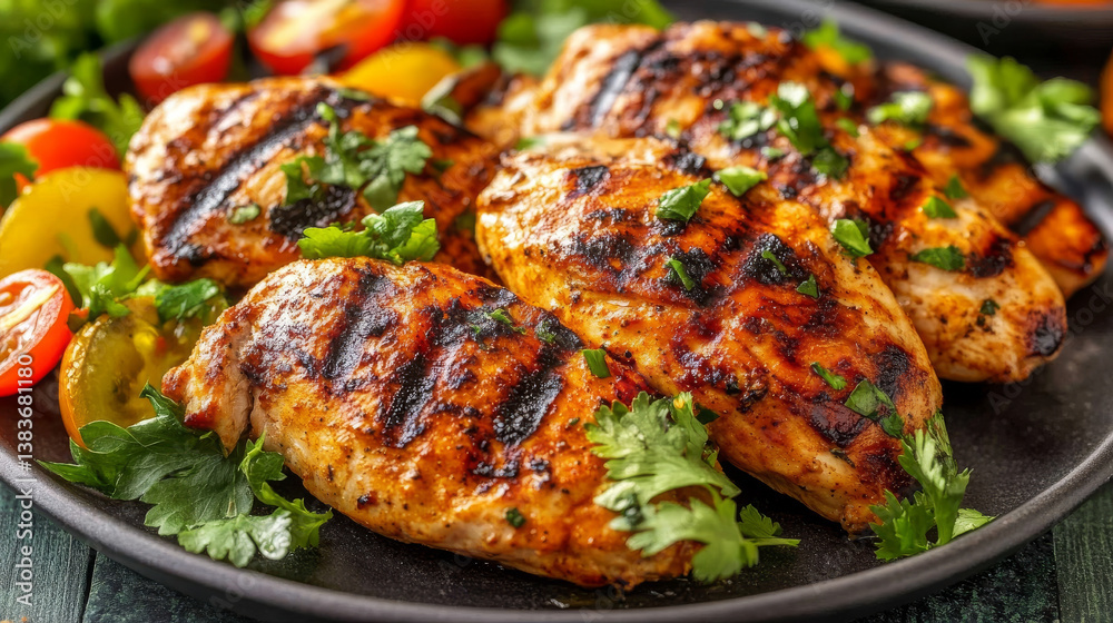 Arab Shawarma of meat chicken preparation placed on spit grilled with burn. Arab Shawarma of meat chicken preparation placed on spit grilled with burn.