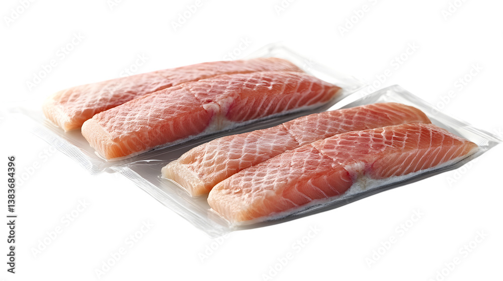 Fresh Salmon Fillets Vacuum-Sealed for Premium Quality and Long-Lasting Freshness Fresh Salmon Fillets Vacuum-Sealed for Premium Quality and Long-Lasting Freshness