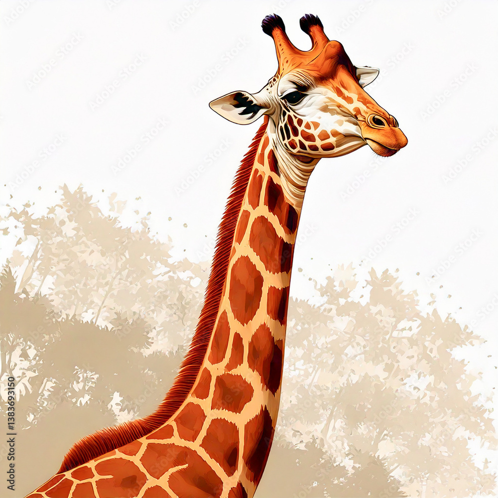 Obraz premium Giraffe*