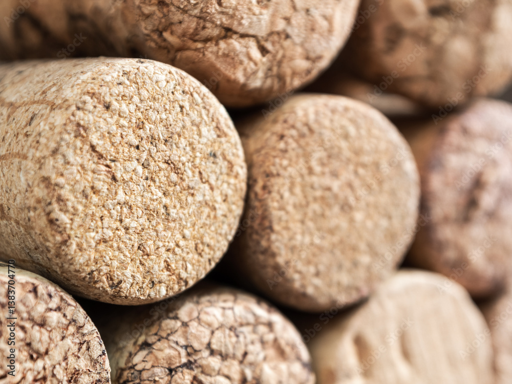 Wine cork background with unique relief and natural shades, perfect for wine themes and décor. Wine cork background with unique relief and natural shades, perfect for wine themes and décor.