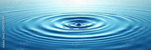 Mesmerizing Ripples Expanding on Water Surface