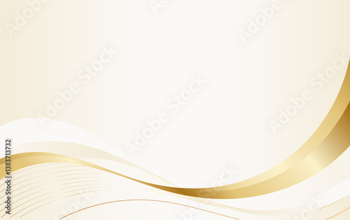 Abstract gold gradient background, anniversary background template