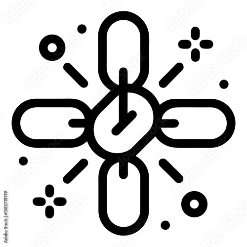 Backlink Icon for SEO Link Building and Web Connectivity