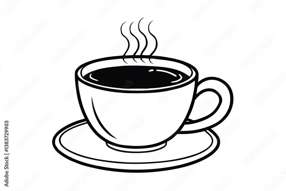 Fototapeta premium coffee cup icon