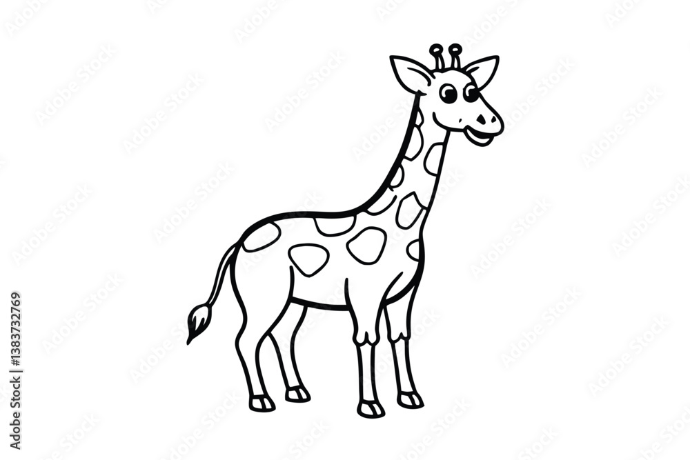 giraffe vector illustration giraffe vector illustration