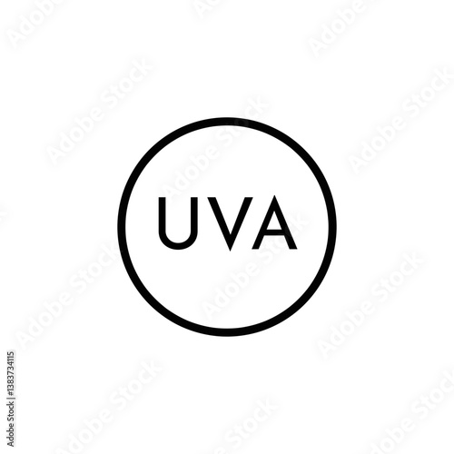 UVA ICON VECTTOR