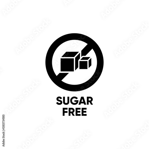 SUGER FREE ICON VECTOR